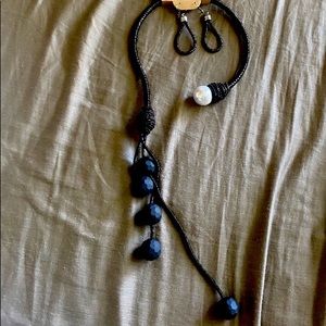 Necklace and earrings set